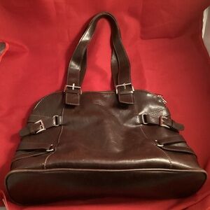 Brown leather Mouflon handbag